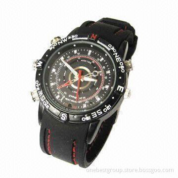 Hidden Wireless Camera Watch, Supports Clear 640 x 480 Video with Sound, Voice Recorder, Photograph